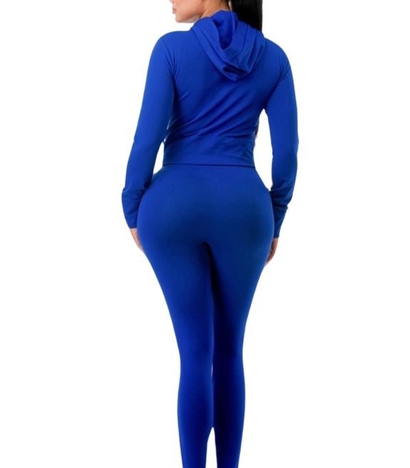 Royal Blue Two Piece Set