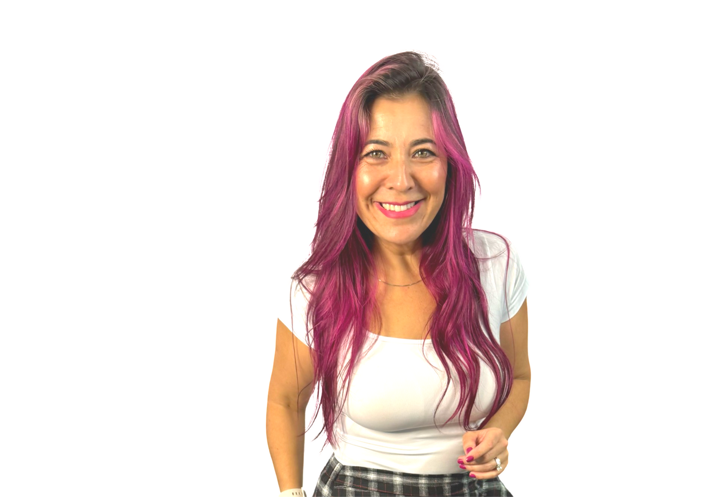 White Square Neck Short Sleeve Top