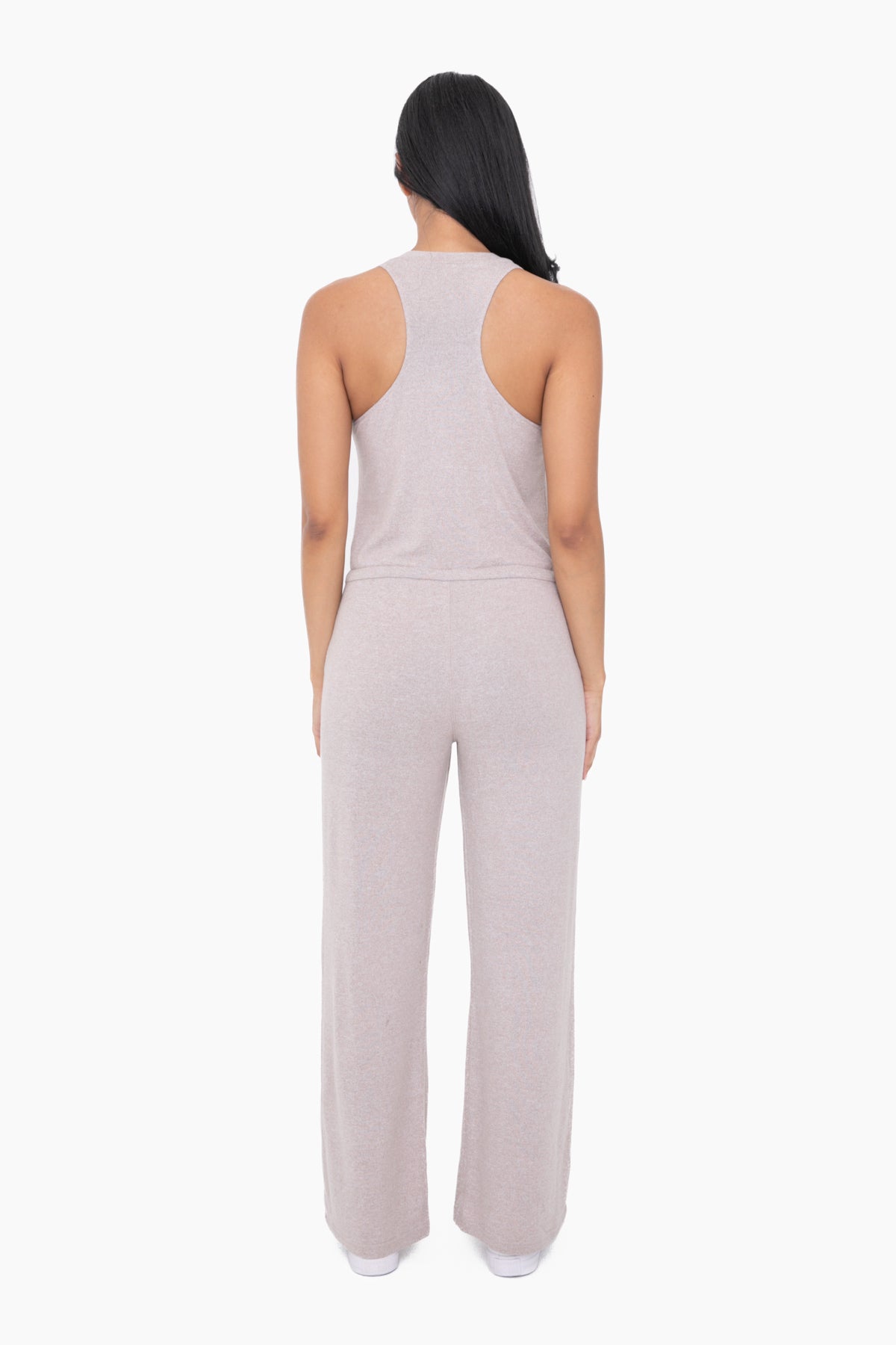 Brushed Lounge Racerback Jumpsuit