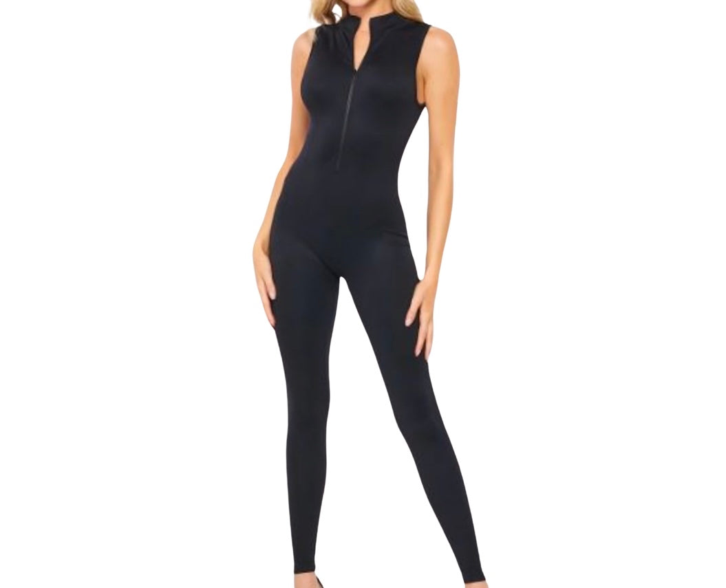 Half Zip Jumpsuit