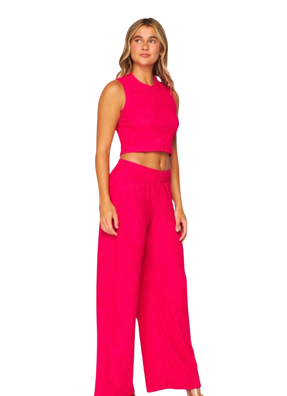 Pleated Two Piece Set