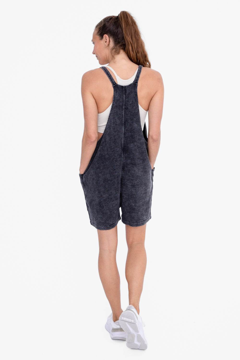 Black Mineral Wash Jumper