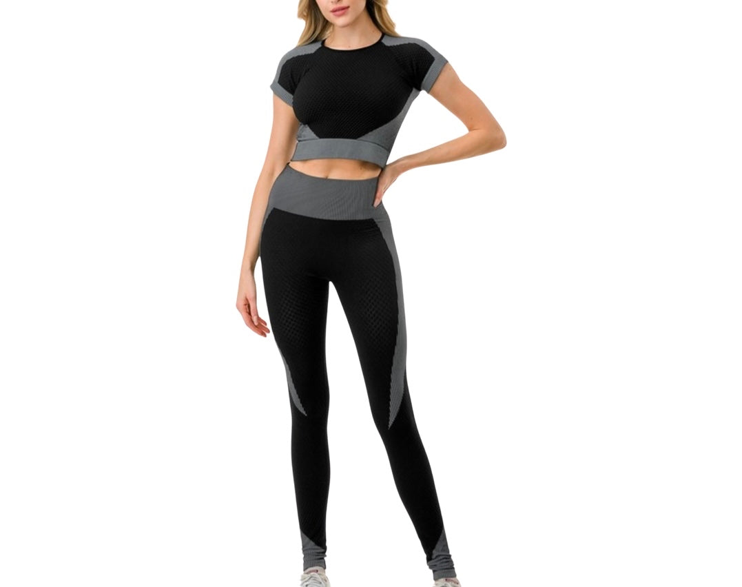 Two Toned Textured Set