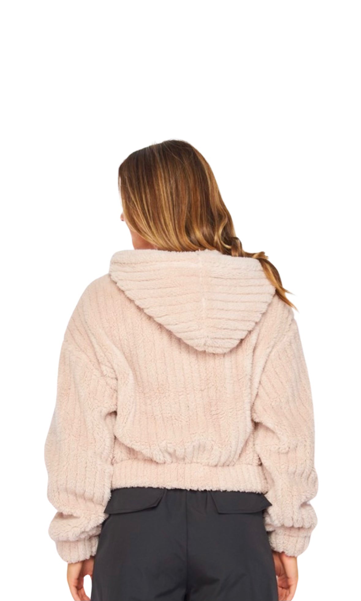 Milk Tea Sherpa Plush Jacket