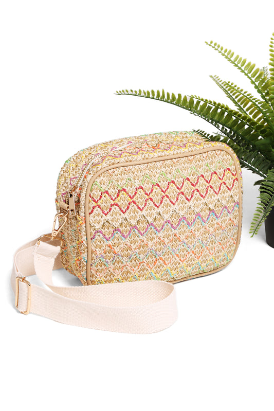 Multi colored crossbody bag