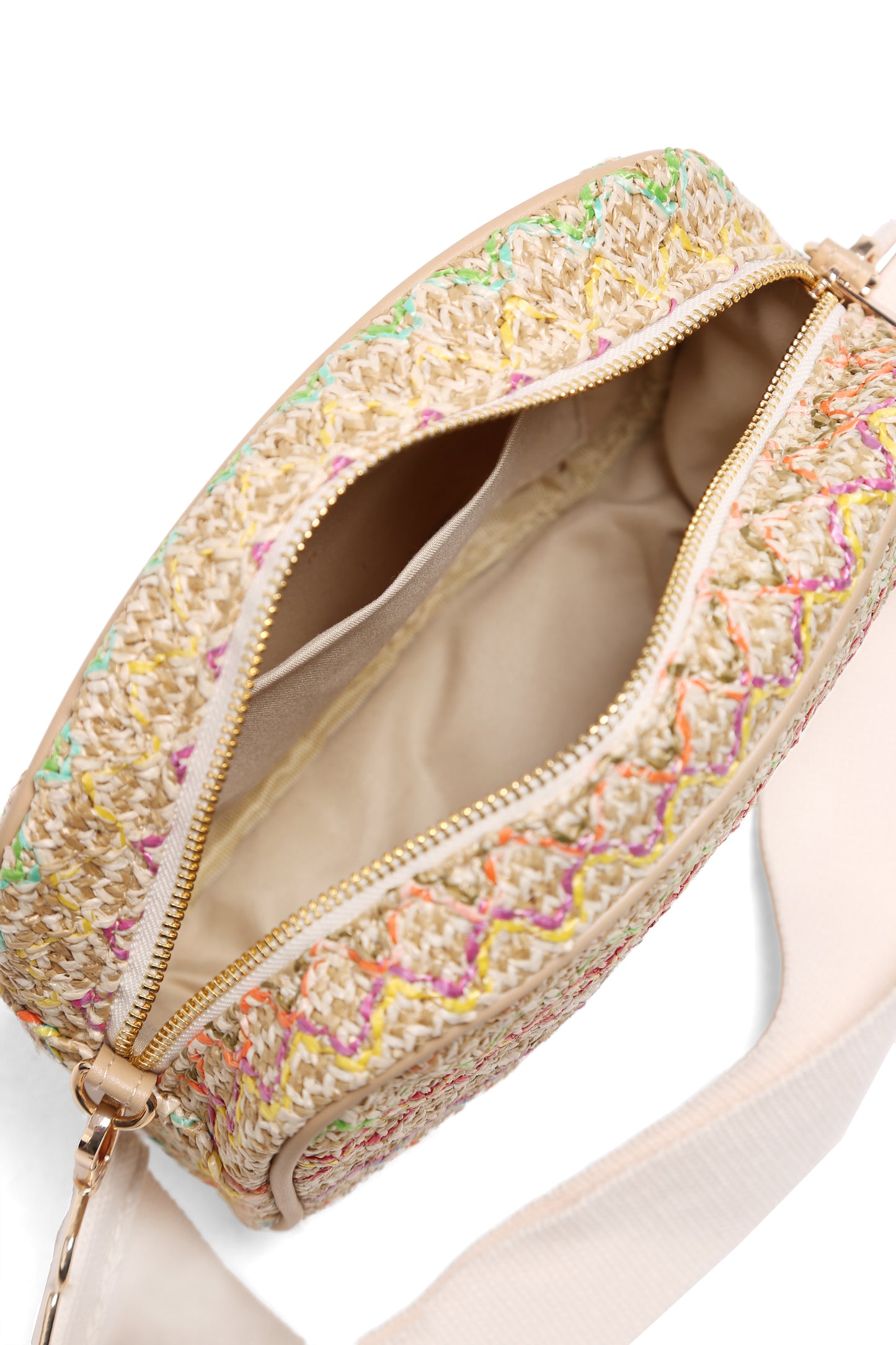 Multi colored crossbody bag