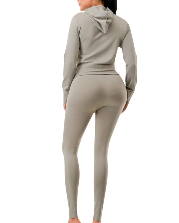 Light Grey Two Piece Set
