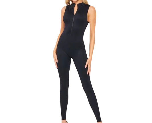Half Zip Jumpsuit
